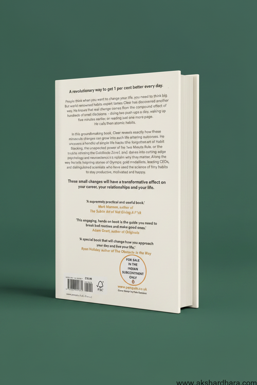 Atomic Habits — Back Cover Product Photo