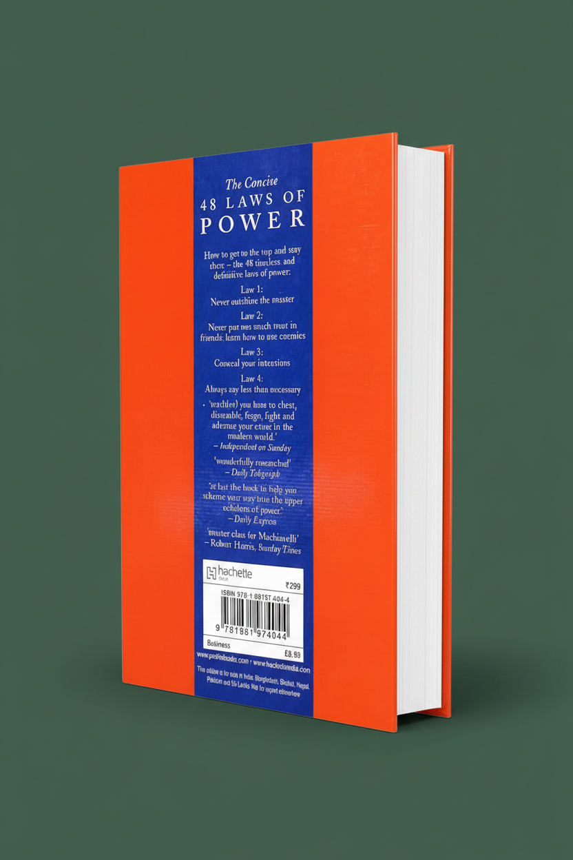The 48 Laws of Power — Back Cover Product Photo
